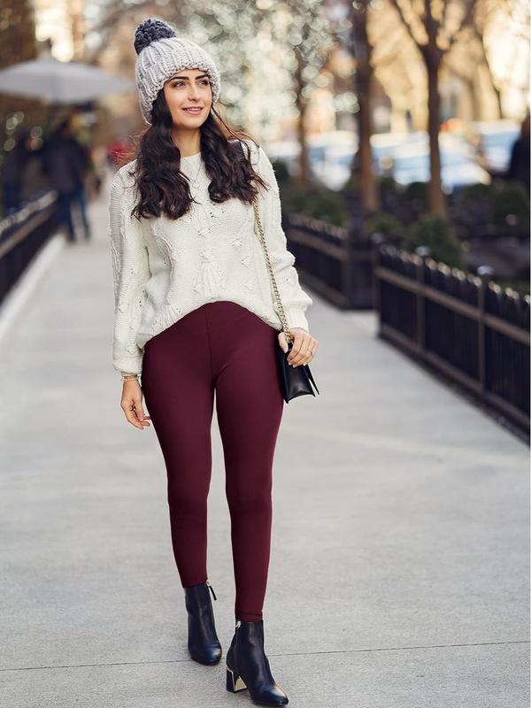 3 Pack-Women's Winter Warm Fleece Lined Leggings - Thick Velvet Tights Thermal Pants Comfortable Womenswear